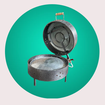 تنور گرد زمینی صدفی