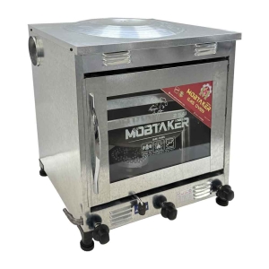 تنور گازی مبتکر گالوانیزه ساج دار(2سینی) TG129